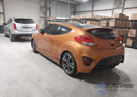 2016 Hyundai Veloster Turbo from USA, damaged, VIN KMHTC6AE1GU261685